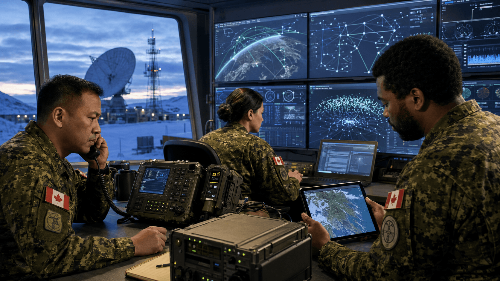 Des radios militaires à l’intelligence artificielle : le virage technologique des Forces armées canadiennes