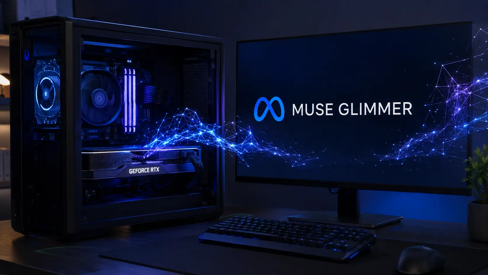 Meta Muse Glimmer : une intelligence artificielle avancée directement sur votre ordinateur